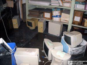 computers and files ruined from water damage business interruption in Providence, Rhode Island