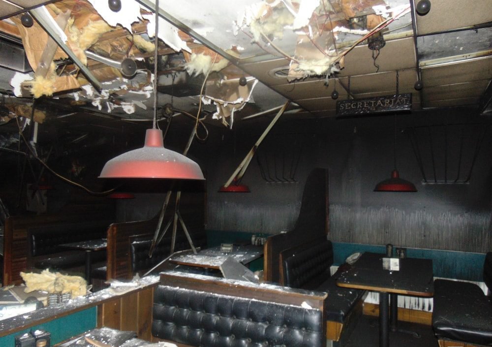 business interruption fire damage from riots in rhode island