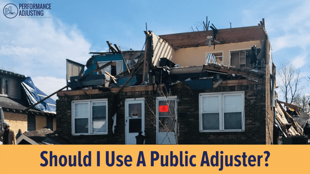 Should I Use A Public Adjuster for property damage insurance claim
